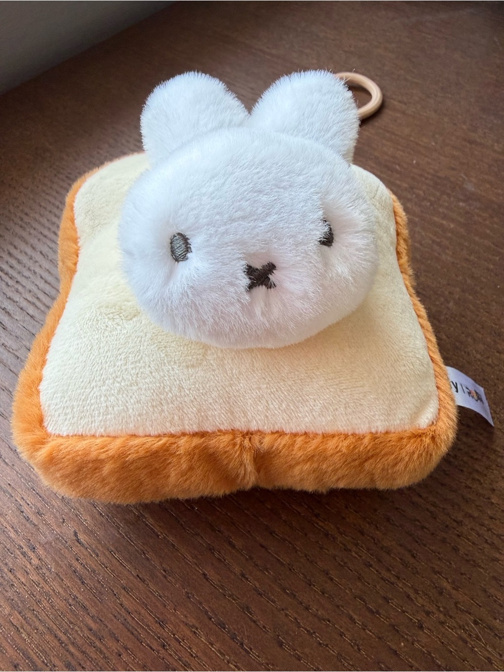 Miffy Food Workshop Series Plush Pendant Box - Buttered Toast NEW - Picture 4 of 14